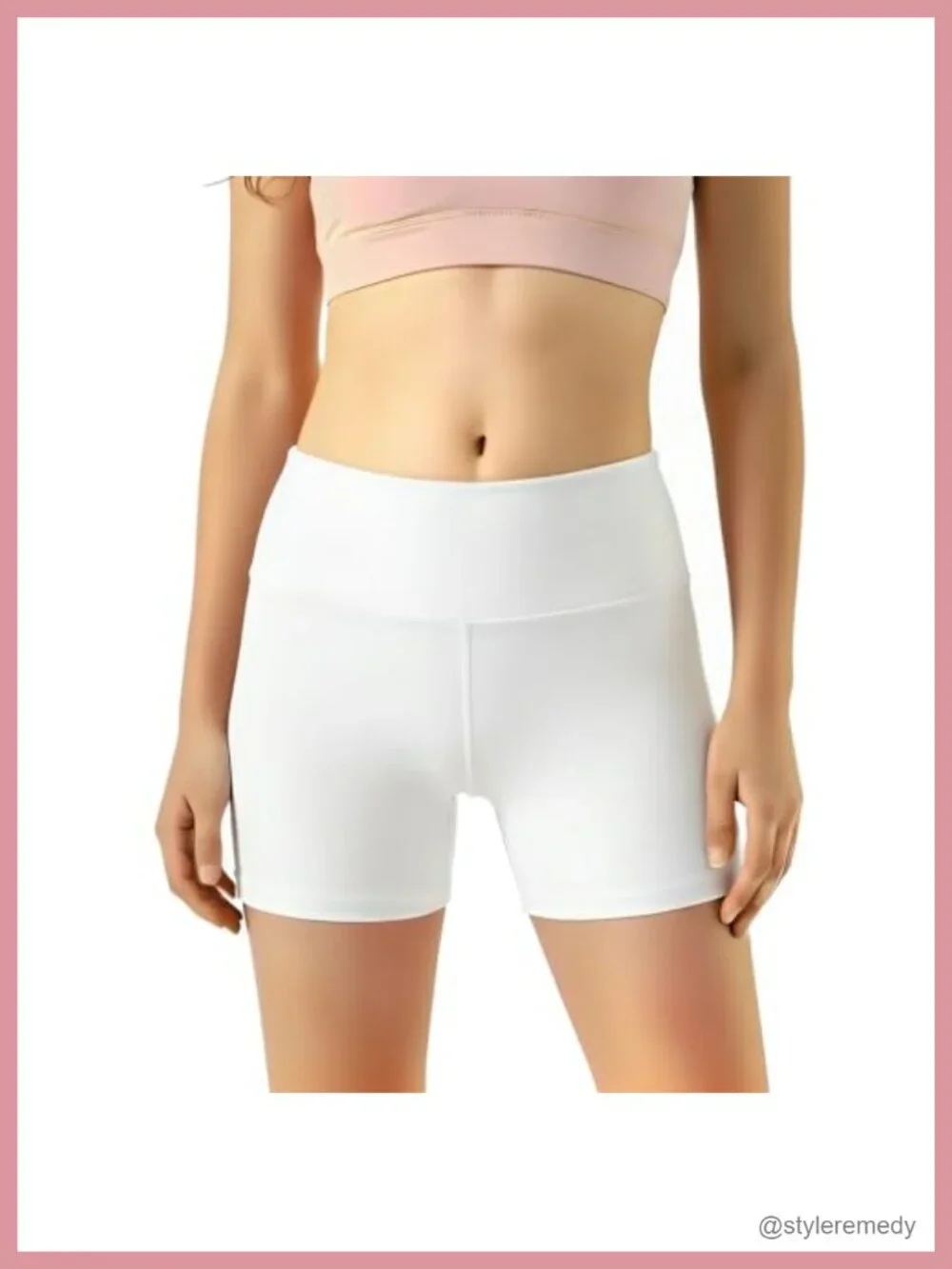 Girls High Waisted Biker Shorts Yoga Dance Gymnastics Active Shorts 5-14 Years